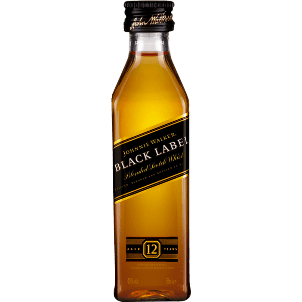 JOHNNIE WALKER BLACK 50ML - The best selection & pricing for Wine