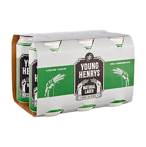 Young Henrys Natural Lager Cans 375mL