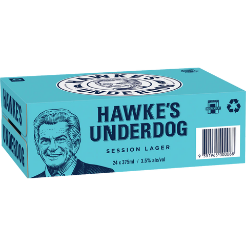 Hawke's Underdog Session Lager 375mL