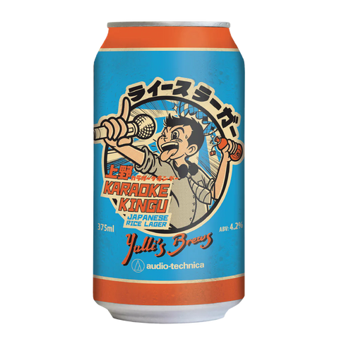 Yulli's Brews Karaoke Kingu Japanese Rice Lager 375mL